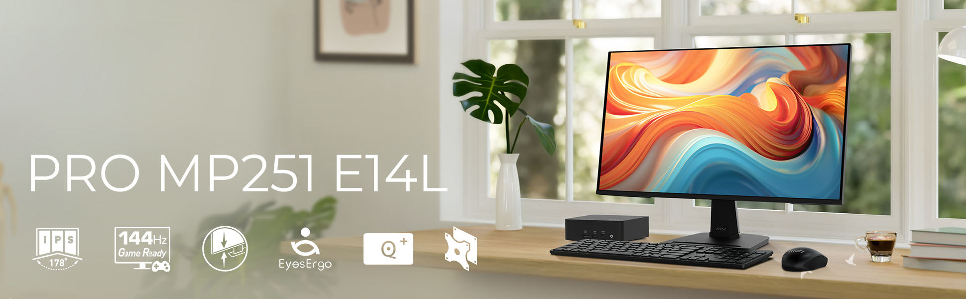 Monitor MSI PRO MP251 E14L 24.5 pulgadas