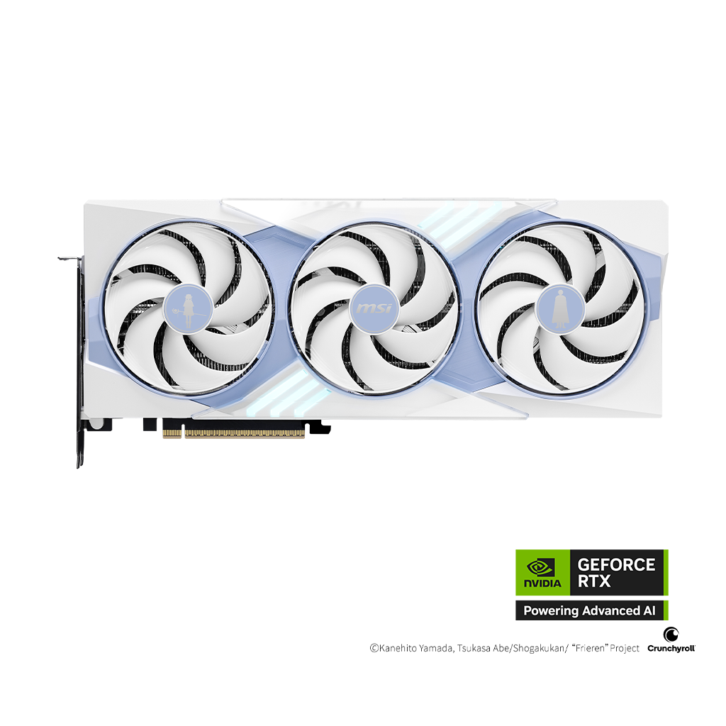 MSI GeForce RTX 5070 Ti 16G Frieren Edition OC, vista frontal