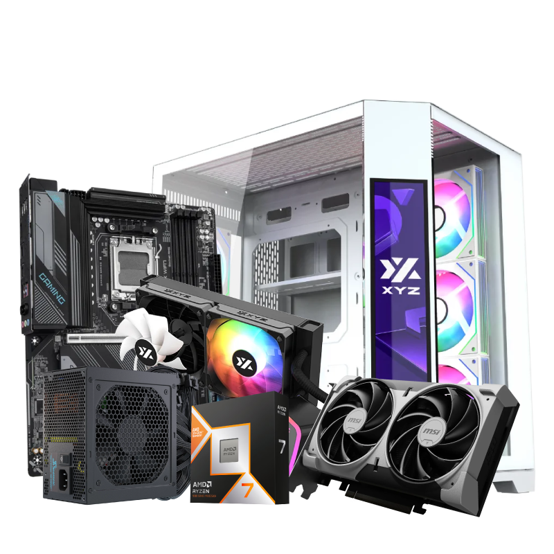 PC Gaming Smart Builds | Ryzen 7 9800X3D | GeForce RTX 5070 | 32GB DDR5 | 1TB SSD