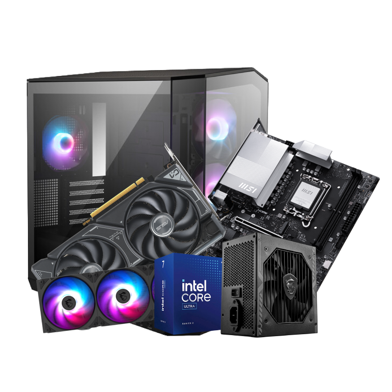 PC Gaming Smart Builds | Intel Core Ultra 7 265F | GeForce RTX 5070 | 32GB DDR5 | 1TB SSD