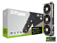 Tarjeta Grafica Zotac Gaming GeForce RTX 5070 Ti Solid SFF OC 16GB